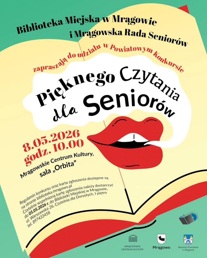 Konkurs Pięknego Czytania dla Seniorów