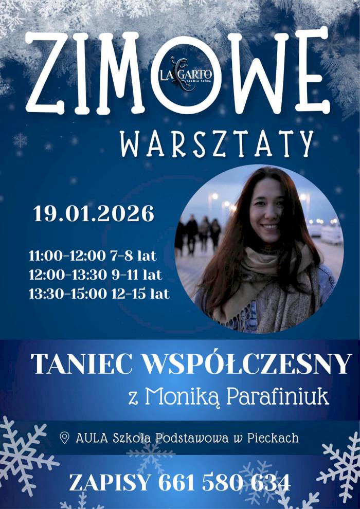 Zimowe warsztaty tańca współczesnego w Pieckach