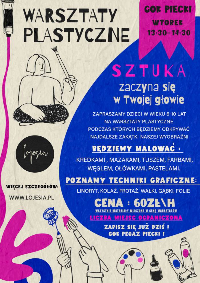 Warsztaty plastyczne w Pegazie