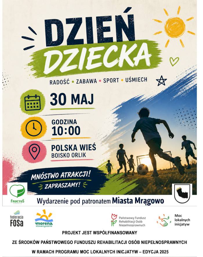 Dzień Dziecka z Fundacją Fructus: Radość, Sport i Wspólna Zabawa