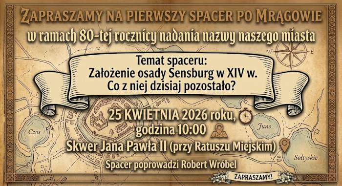 Spotkanie z historią Mrągowa z okazji 80-lecia nadania nazwy
