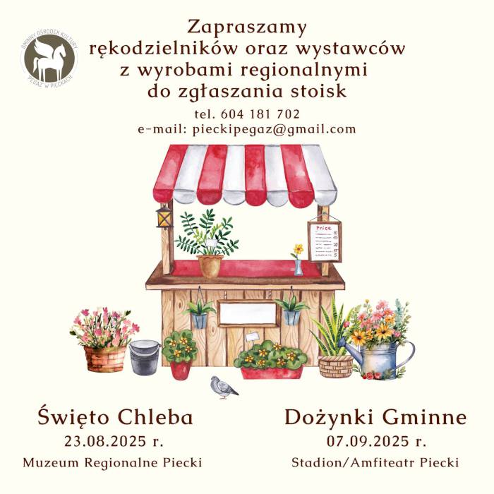 Wystawcy z regionalnymi wyrobami poszukiwani