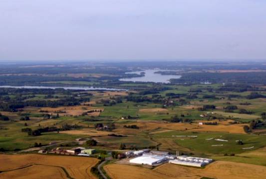 Mrągowo i okolice z lotu ptaka, fot. Natalia Koptas
