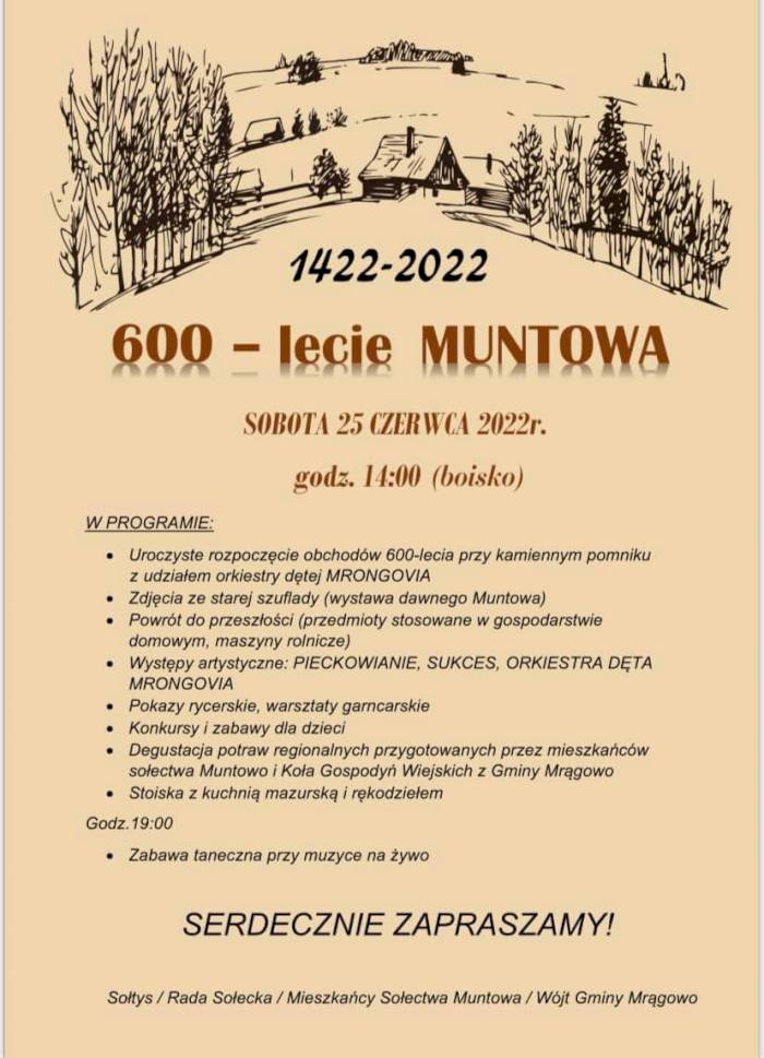 600-lecie Muntowa