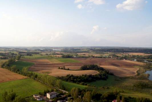 Mrągowo i okolice z lotu ptaka, fot. Natalia Koptas