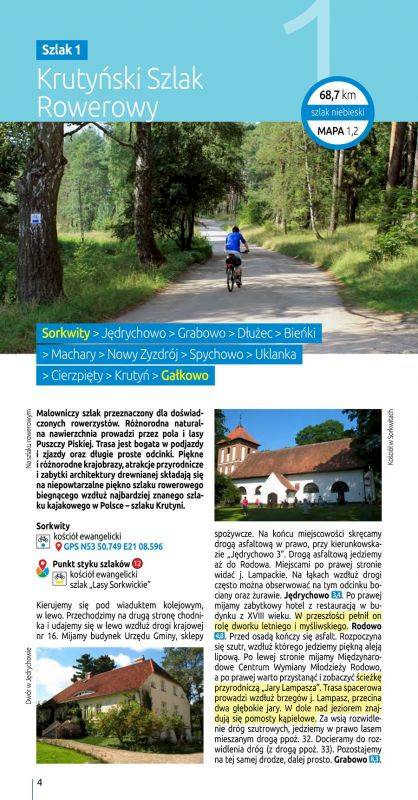 Mazury. Przewodnik rowerowy