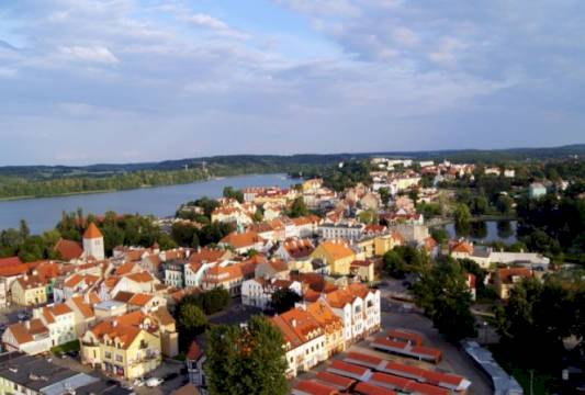 Mrągowo i okolice z lotu ptaka, fot. Natalia Koptas
