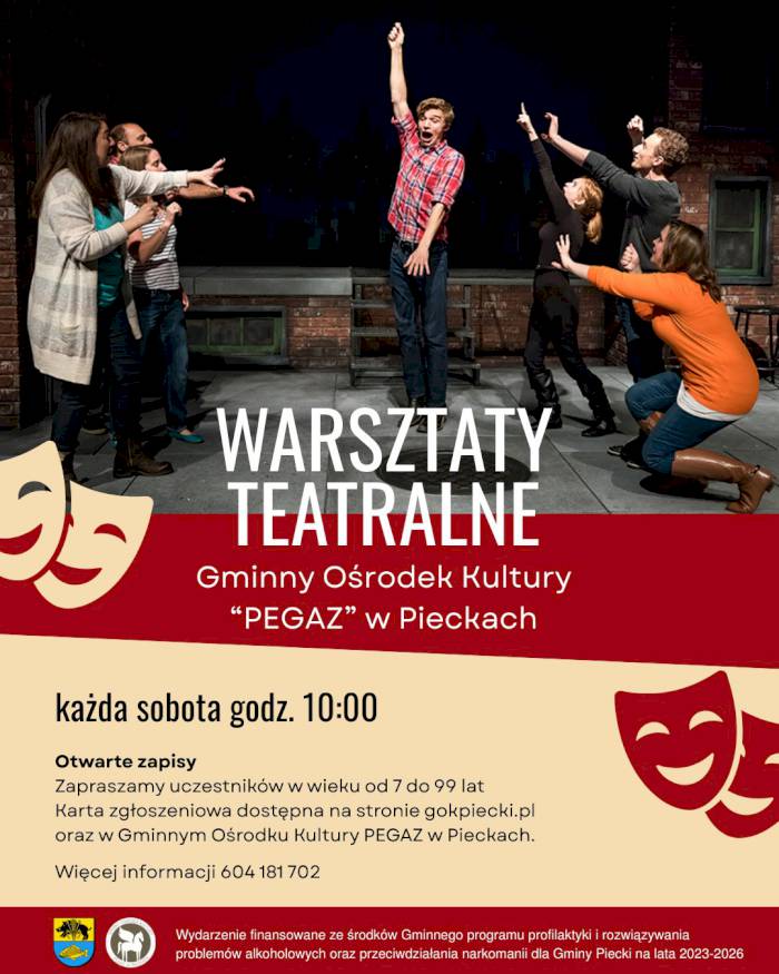 Pierwsze kroki na scenie już za nami! Dołącz do nowej grupy teatralnej w Pieckach