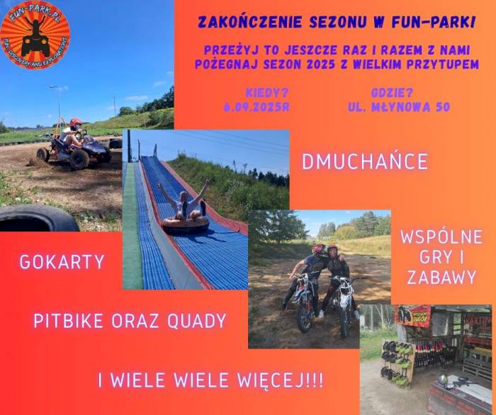 Zakończenie sezonu w Fun-Park Mrągowo