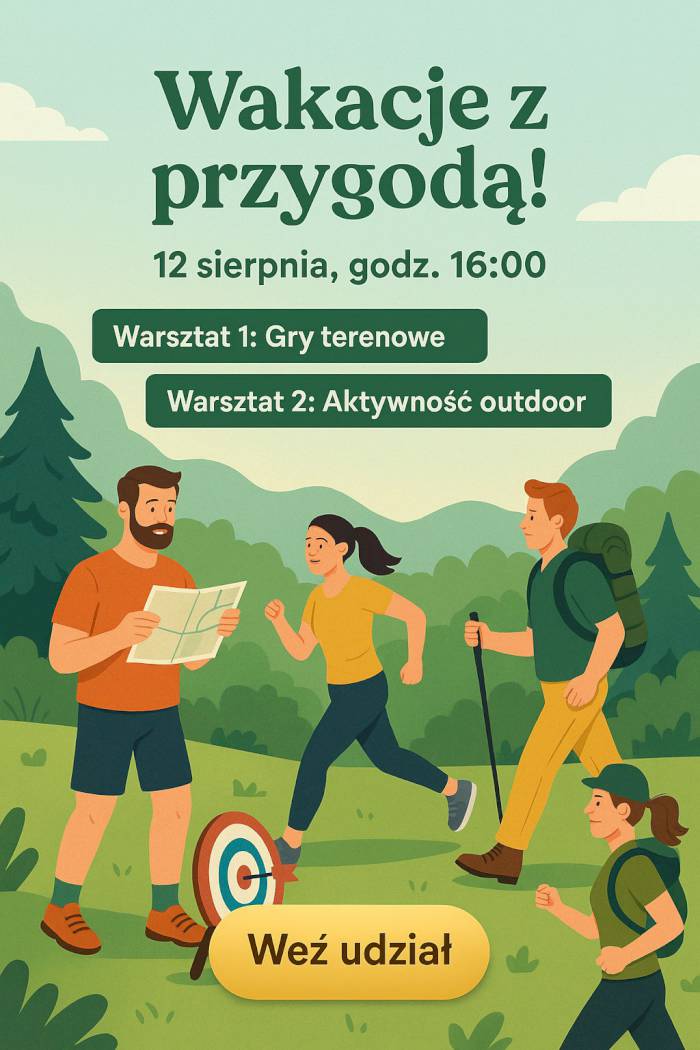 WAKACJE Z PRZYGODĄ – WYCISZ UMYSŁ, ROZBUDŹ CIAŁO!