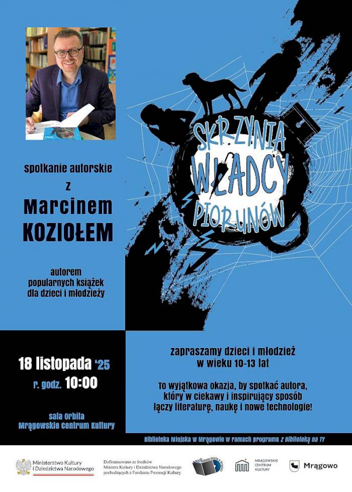 Spotkanie autorskie z Marcinem Koziołem