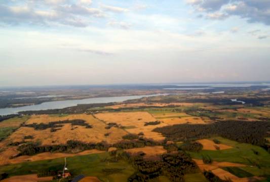 Mrągowo i okolice z lotu ptaka, fot. Natalia Koptas