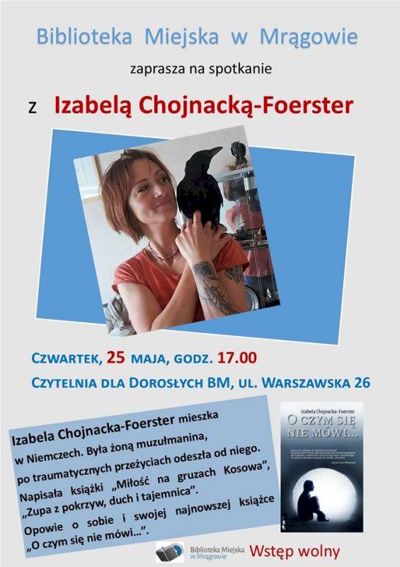 Izabela Chojnacka-Foerster w Bibliotece Miejskiej