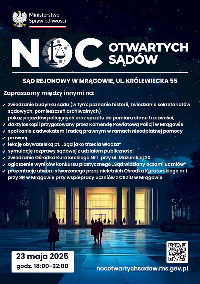 Noc Otwartych Sądów w Mrągowie