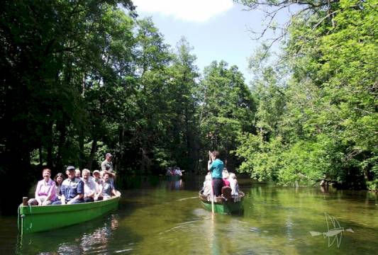 Spływ pychówkami po Krutyni, fot. Robert Wróbel
