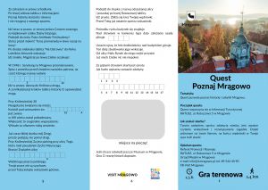 Quest Poznaj Mrągowo