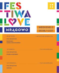 Festiwalowe Mrągowo 2023 - weekend II