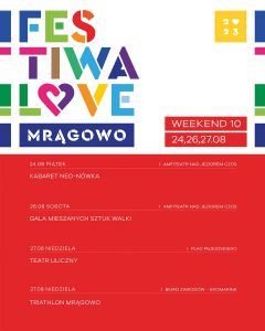 Festiwalowe Mrągowo 2023 - weekend X