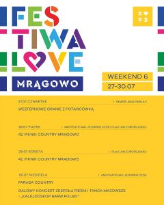 Festiwalowe Mrągowo 2023 - weekend VI