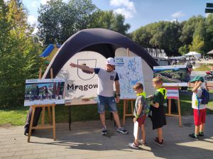 Edukacyjny Piknik rodzinny Love Rower 2023, fot. Mrągowskie Stowarzyszenie Rowerowe