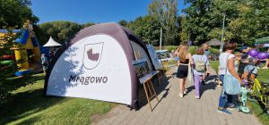 Edukacyjny Piknik rodzinny Love Rower 2023, fot. Mrągowskie Stowarzyszenie Rowerowe