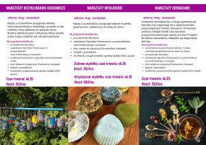 Warsztaty edukacyjne w Ogrodach Markiewicz w Marcinkowie 2026